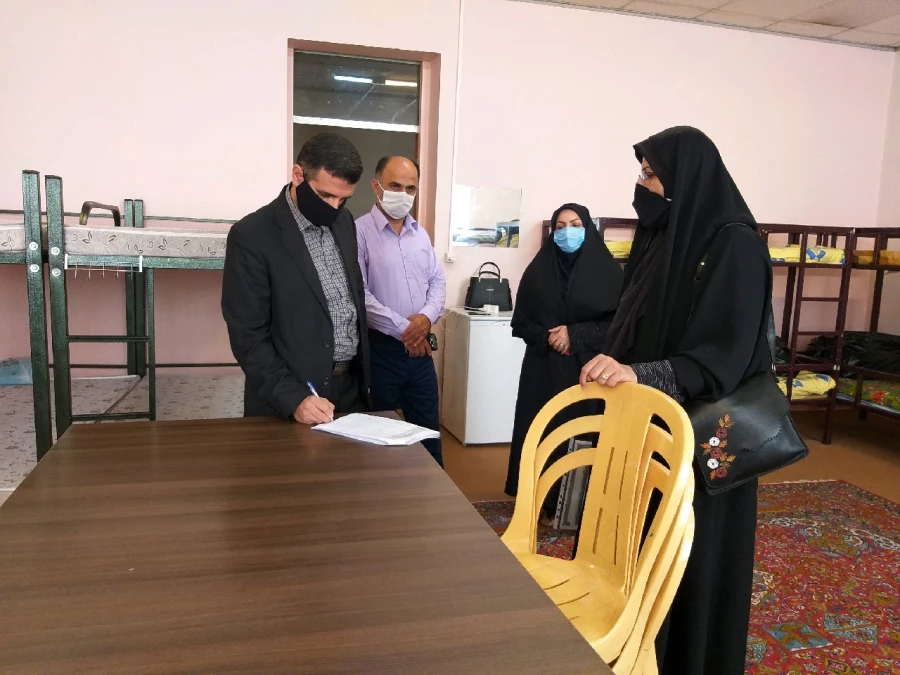 حضور مسئول نظارت و ارزیابی استان در مرکز حضرت فاطمه(س) قائمشهر 2