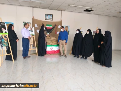 تقدیر از جانباز سرافراز دفاع مقدس به مناسبت هفته دفاع مقدس