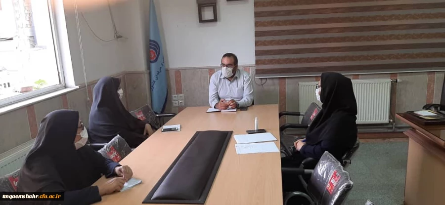 نشست با ریاست اداره فنی حرفه ای شهرستان قائمشهر