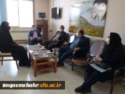 بازدید مسئولین اداره فنی حرفه ای شهرستان قائمشهر به همراه عضو محترم شورای شهر شهرستان از مرکز حضرت فاطمه(س) قائمشهر