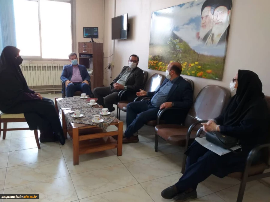 بازدید مسئولین اداره فنی حرفه ای شهرستان قائمشهر به همراه عضو محترم شورای شهر شهرستان از مرکز حضرت فاطمه(س) قائمشهر