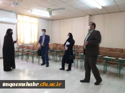 بازدید مسئولین اداره فنی حرفه ای شهرستان قائمشهر  به همراه عضو محترم شورای شهر شهرستان از مرکز حضرت فاطمه(س) قائمشهر 2