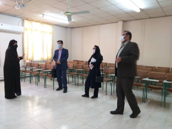 بازدید مسئولین اداره فنی حرفه ای شهرستان قائمشهر  به همراه عضو محترم شورای شهر شهرستان از مرکز حضرت فاطمه(س) قائمشهر 2