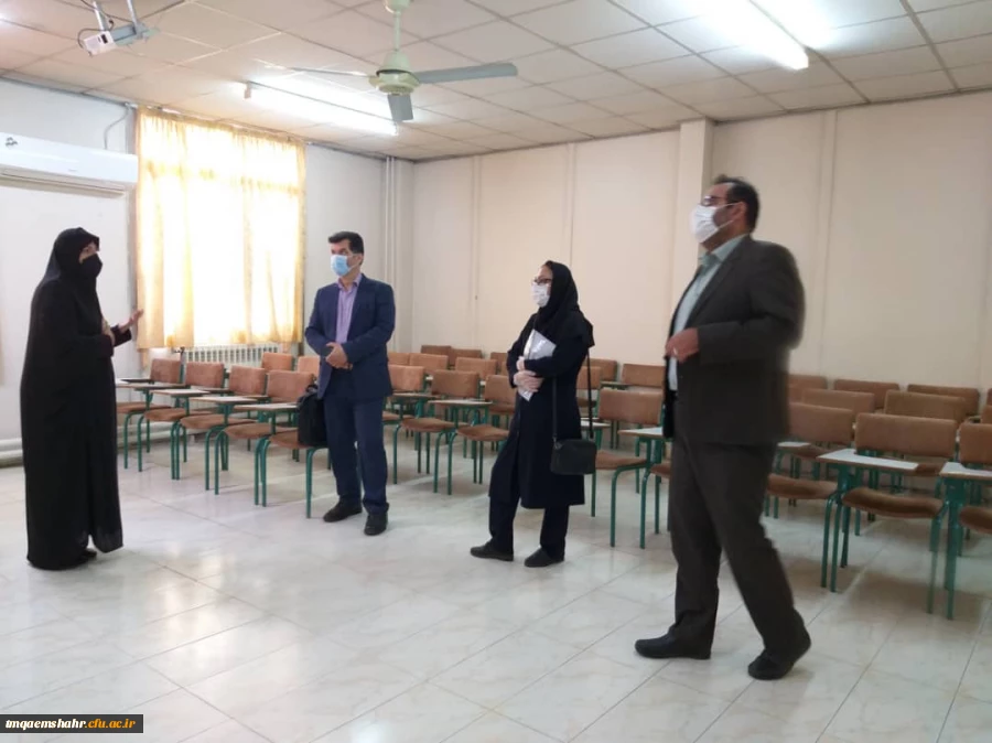 بازدید مسئولین اداره فنی حرفه ای شهرستان قائمشهر  به همراه عضو محترم شورای شهر شهرستان از مرکز حضرت فاطمه(س) قائمشهر 2