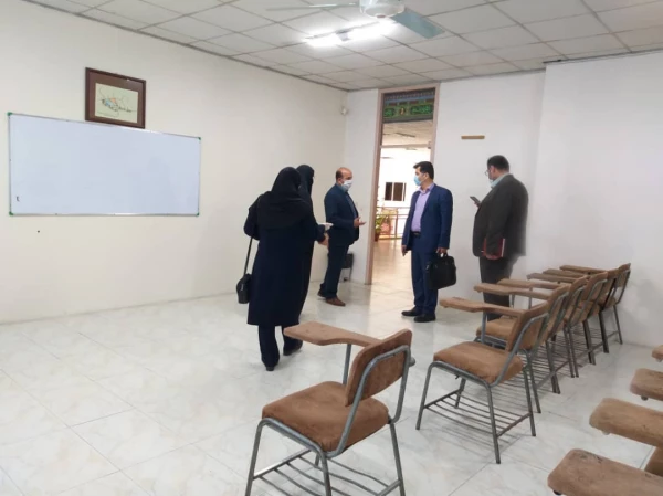 بازدید مسئولین اداره فنی حرفه ای شهرستان قائمشهر  به همراه عضو محترم شورای شهر شهرستان از مرکز حضرت فاطمه(س) قائمشهر 2