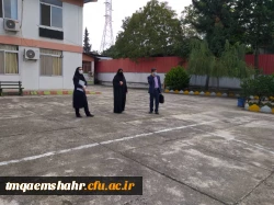 بازدید مسئولین اداره فنی حرفه ای شهرستان قائمشهر  به همراه عضو محترم شورای شهر شهرستان از مرکز حضرت فاطمه(س) قائمشهر 2