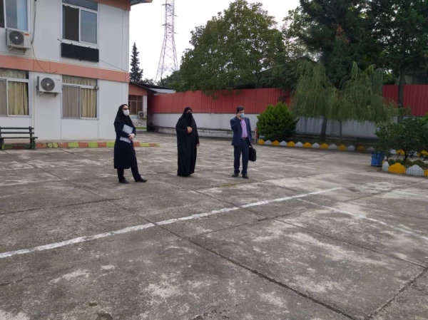 بازدید مسئولین اداره فنی حرفه ای شهرستان قائمشهر  به همراه عضو محترم شورای شهر شهرستان از مرکز حضرت فاطمه(س) قائمشهر 2