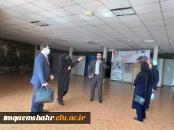 بازدید مسئولین اداره فنی حرفه ای شهرستان قائمشهر  به همراه عضو محترم شورای شهر شهرستان از مرکز حضرت فاطمه(س) قائمشهر 2