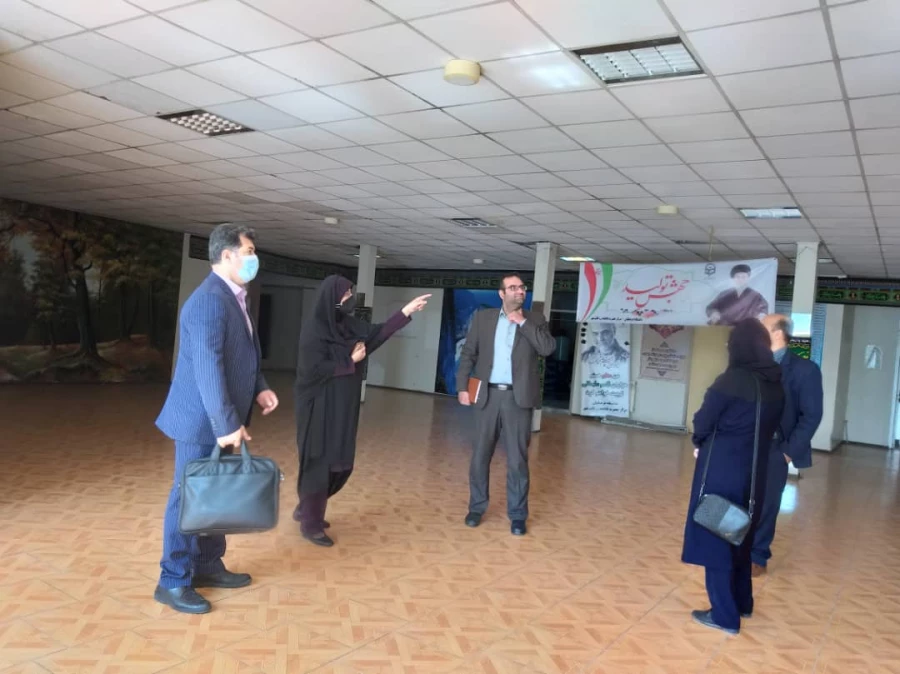 بازدید مسئولین اداره فنی حرفه ای شهرستان قائمشهر  به همراه عضو محترم شورای شهر شهرستان از مرکز حضرت فاطمه(س) قائمشهر 2